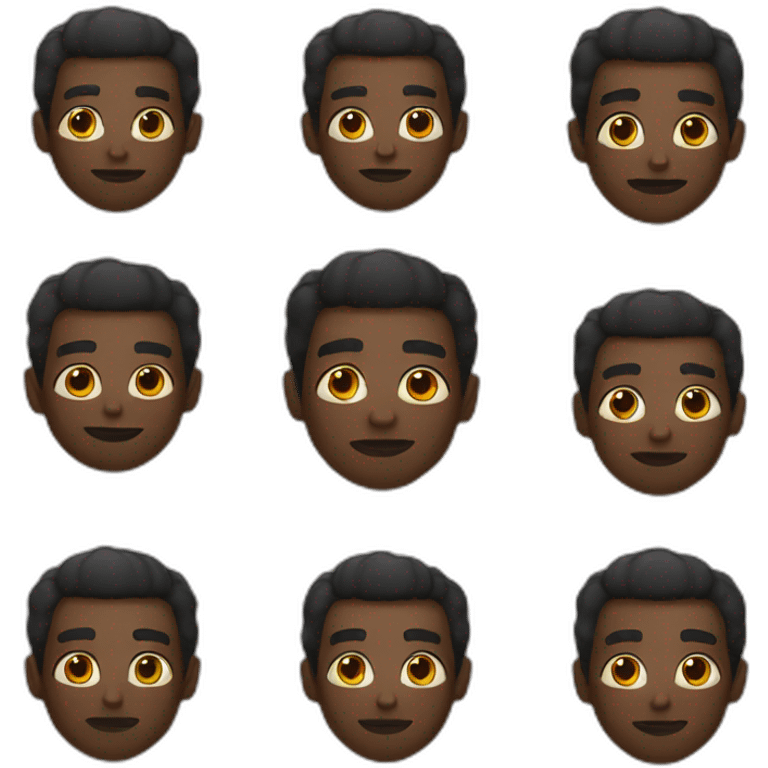 Black guy emoji