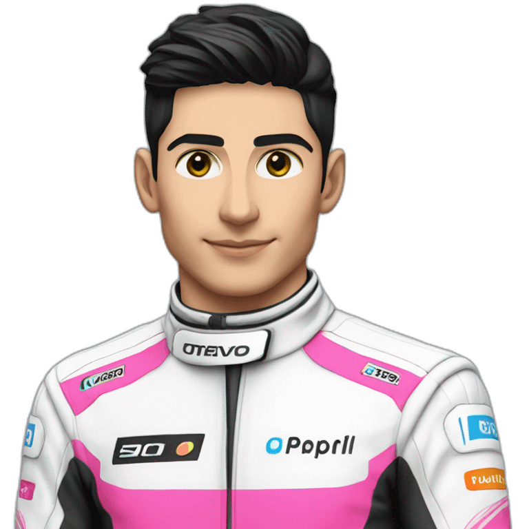 Esteban Ocon alpine suit emoji