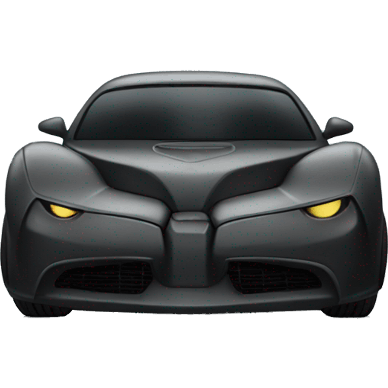 Batman car emoji