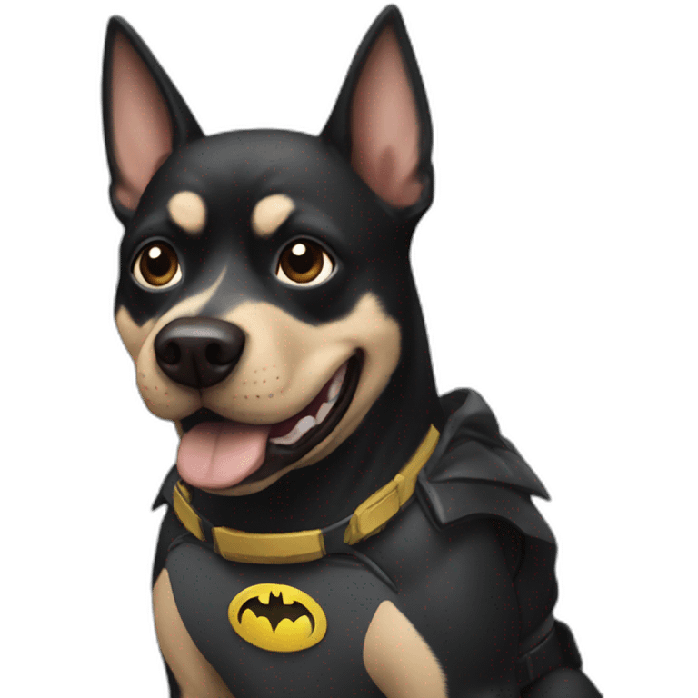 batman dog emoji