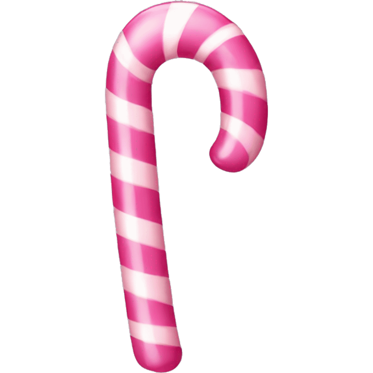 Pink candy cane emoji