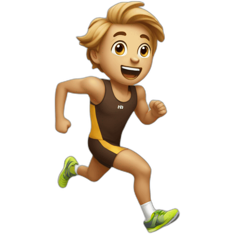 Noisette running emoji