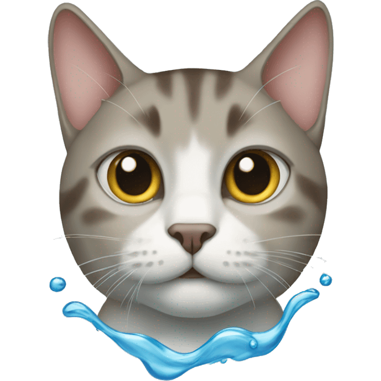 cat with watery eyes emoji