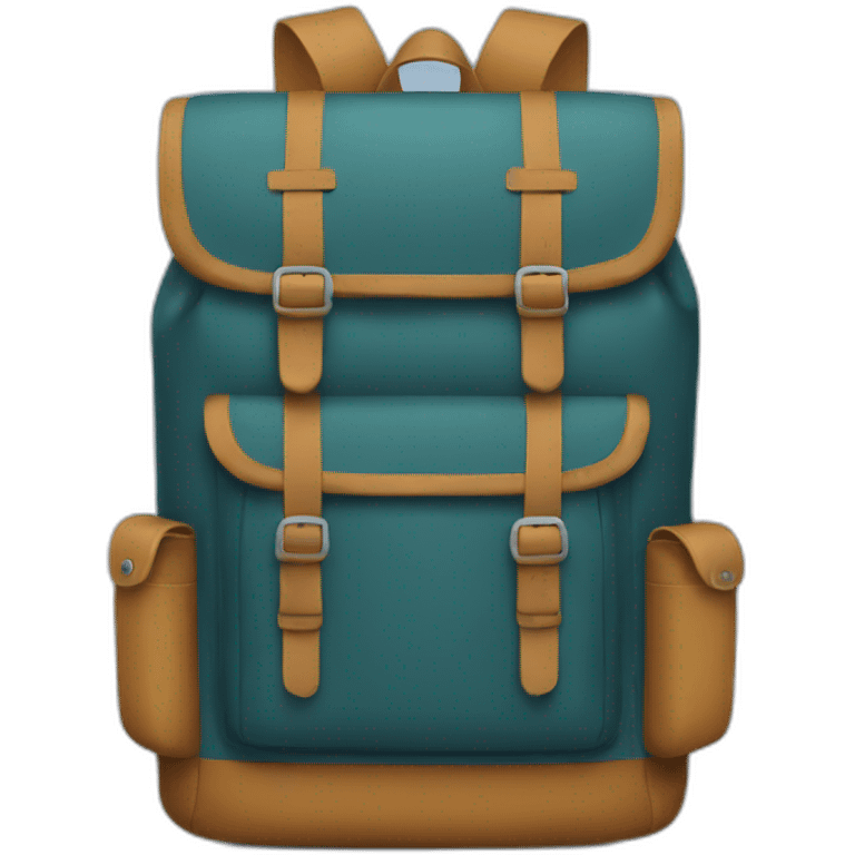 school bag emoji