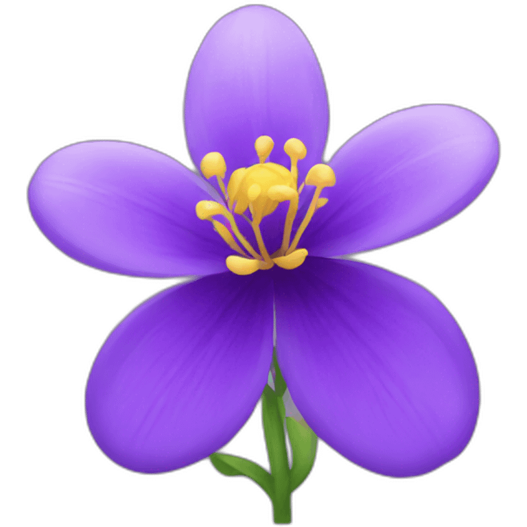 Flower in purple emoji