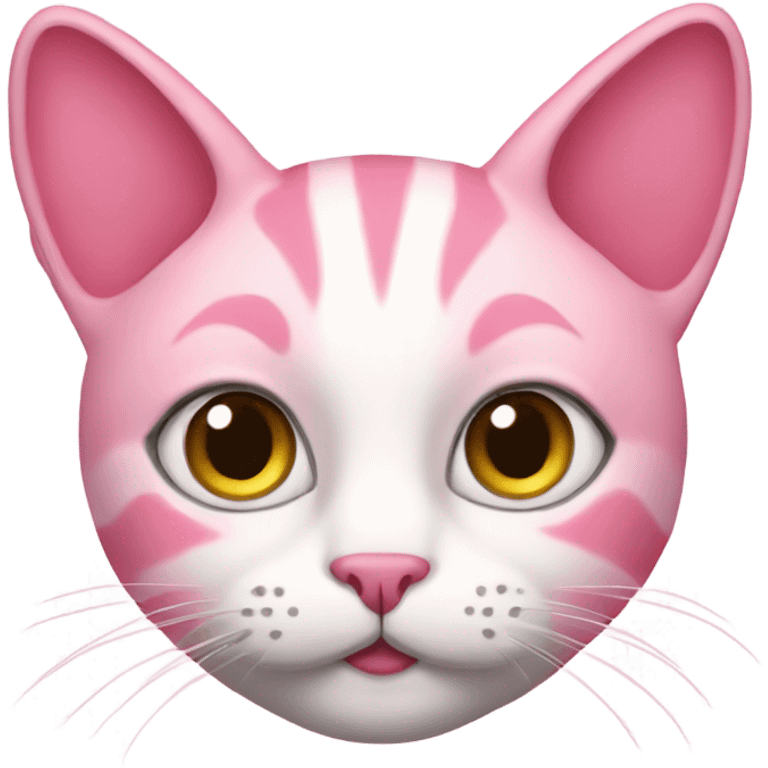 Pink cat emoji