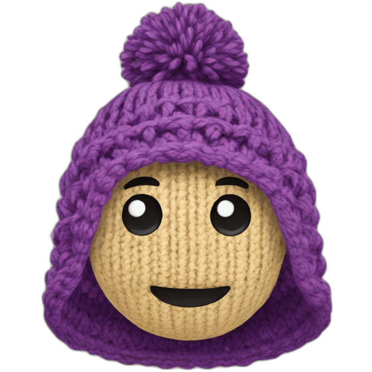 crochet hat emoji