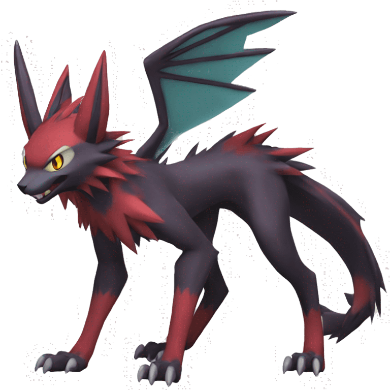 Noivern-Torracat-Zoroark full body emoji