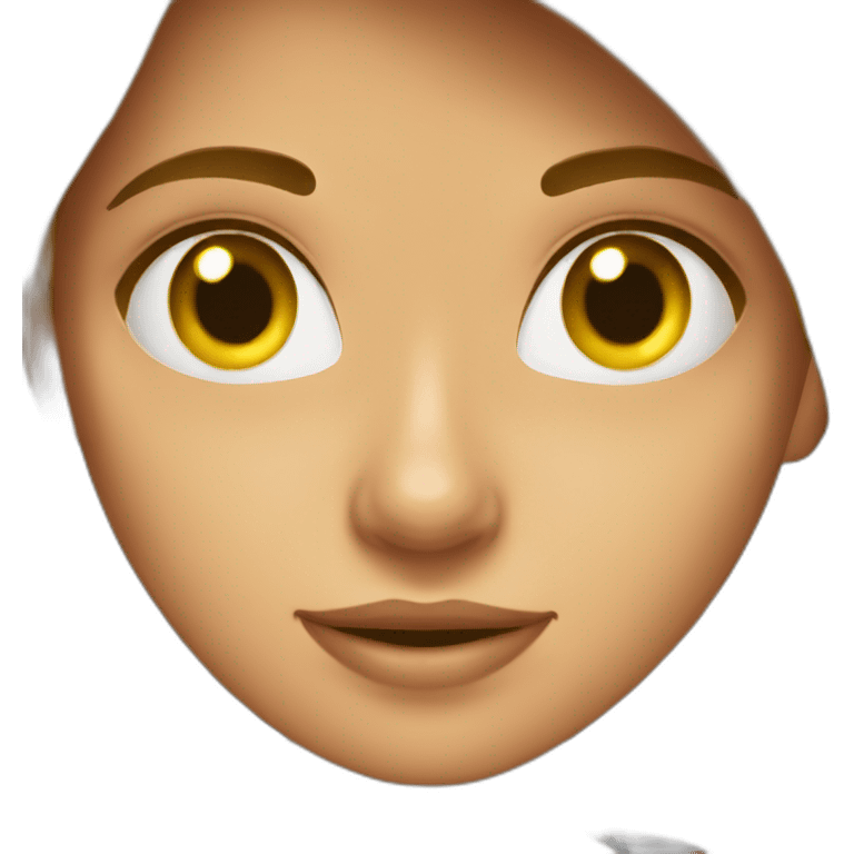 de una chica exploradora emoji