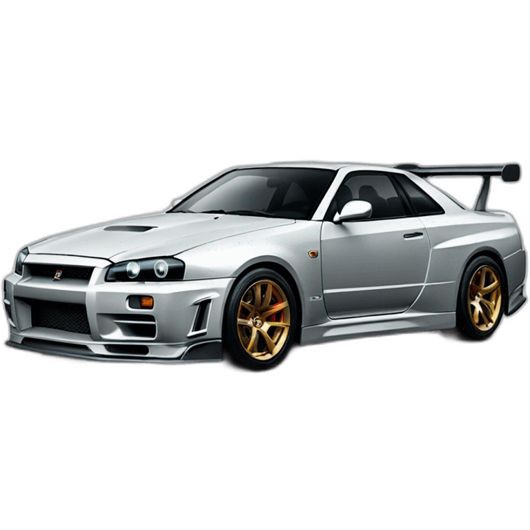 Nissan gtr r34 emoji