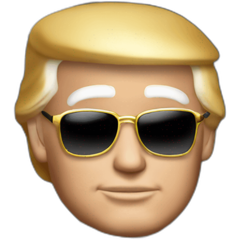 Trump in a luxury car emoji