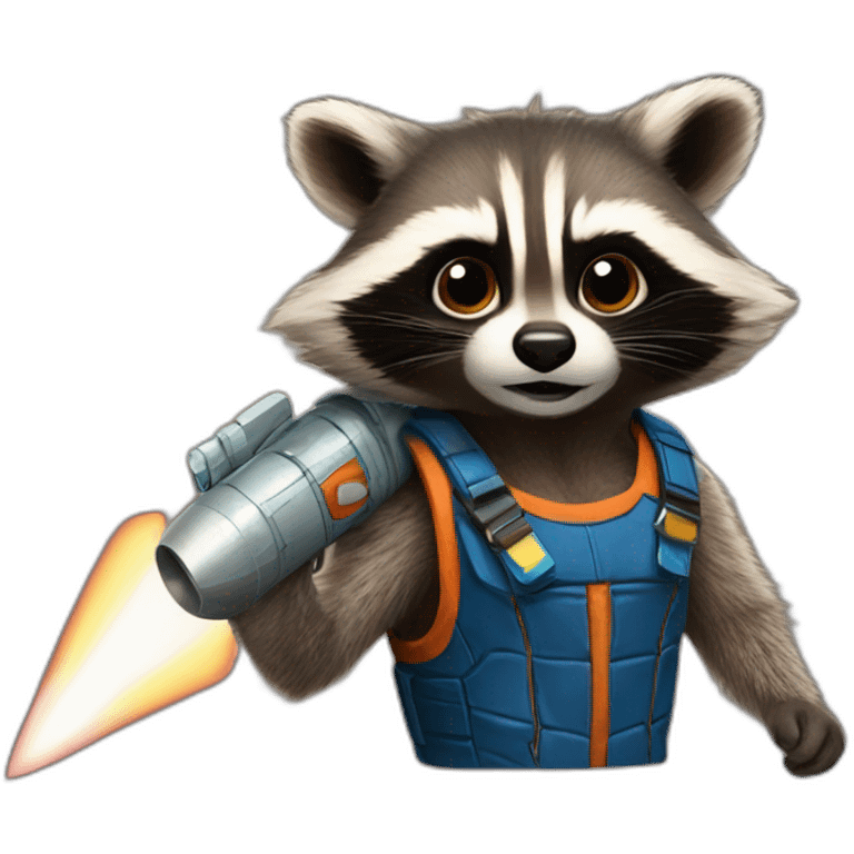 rocket racoon emoji