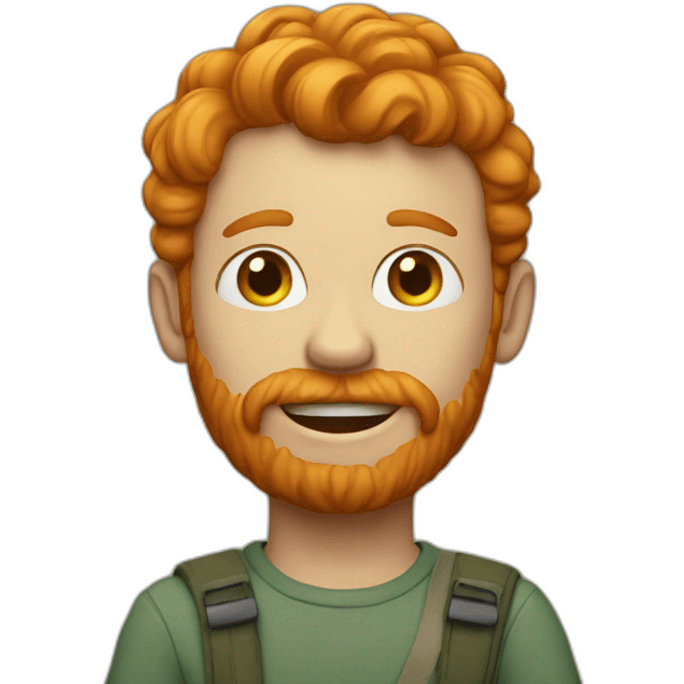 Ginger in a trip emoji