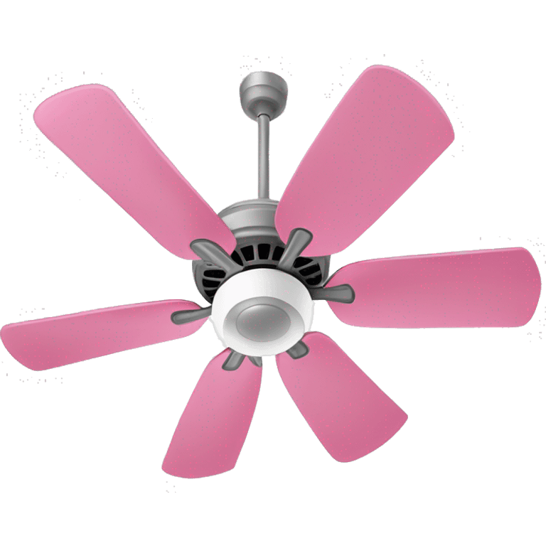 Pink ceiling fan emoji