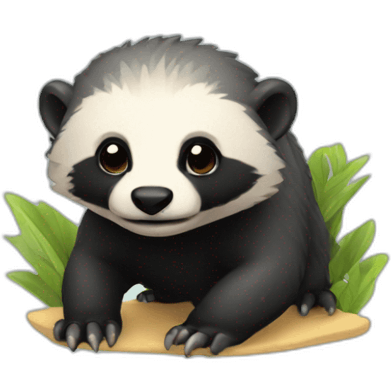 cute honeybadger emoji