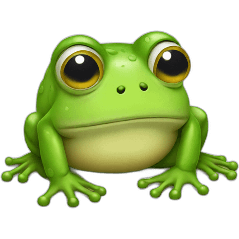 Peepo frog sad emoji