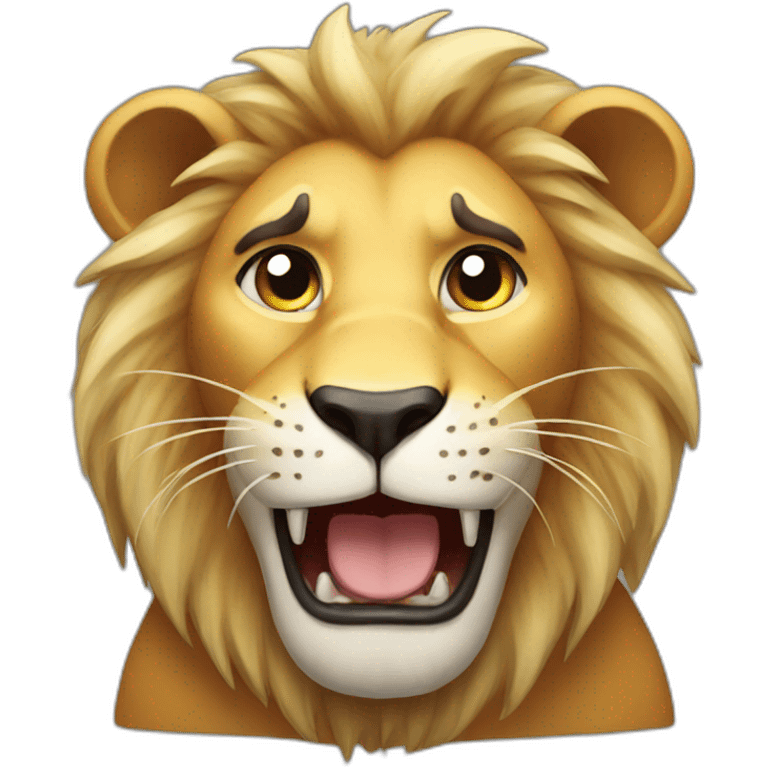 hungry lion emoji