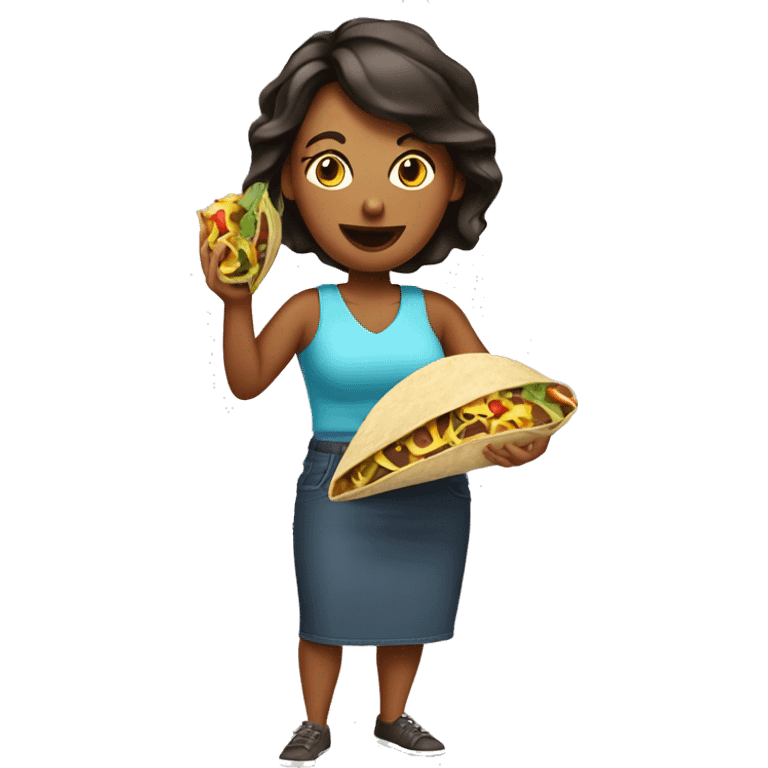 Mommy made tacos! emoji