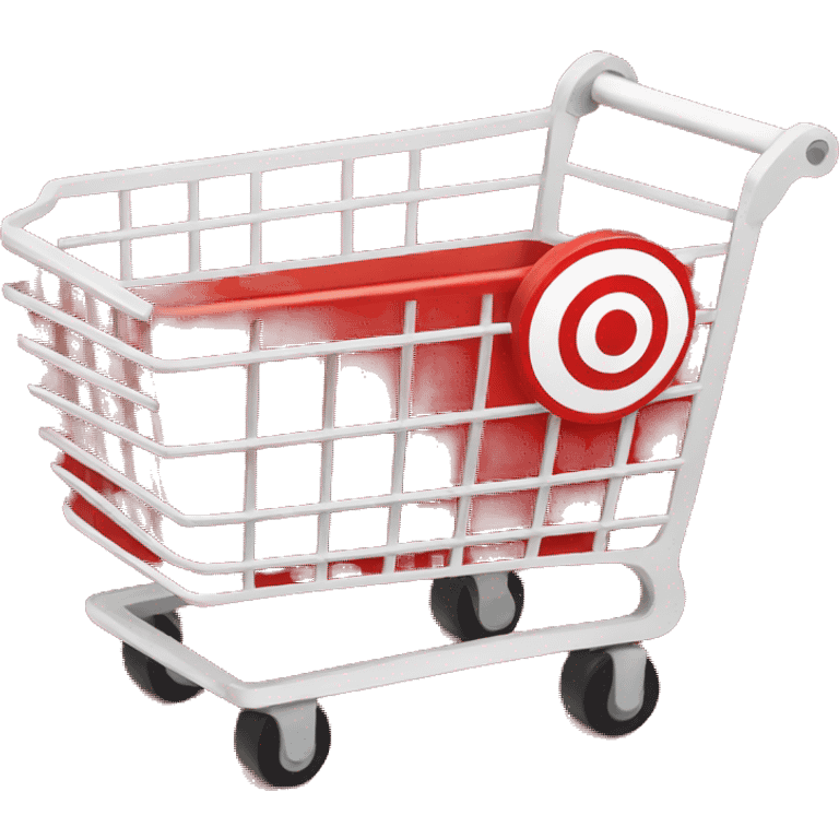 Red target shopping cart emoji