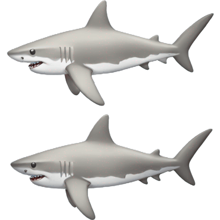 shark with sandles emoji