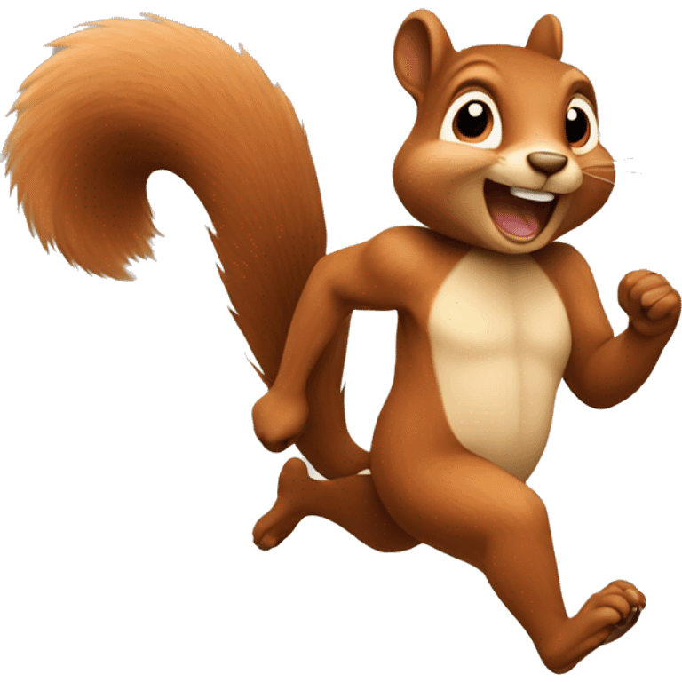 squirrel is running emoji