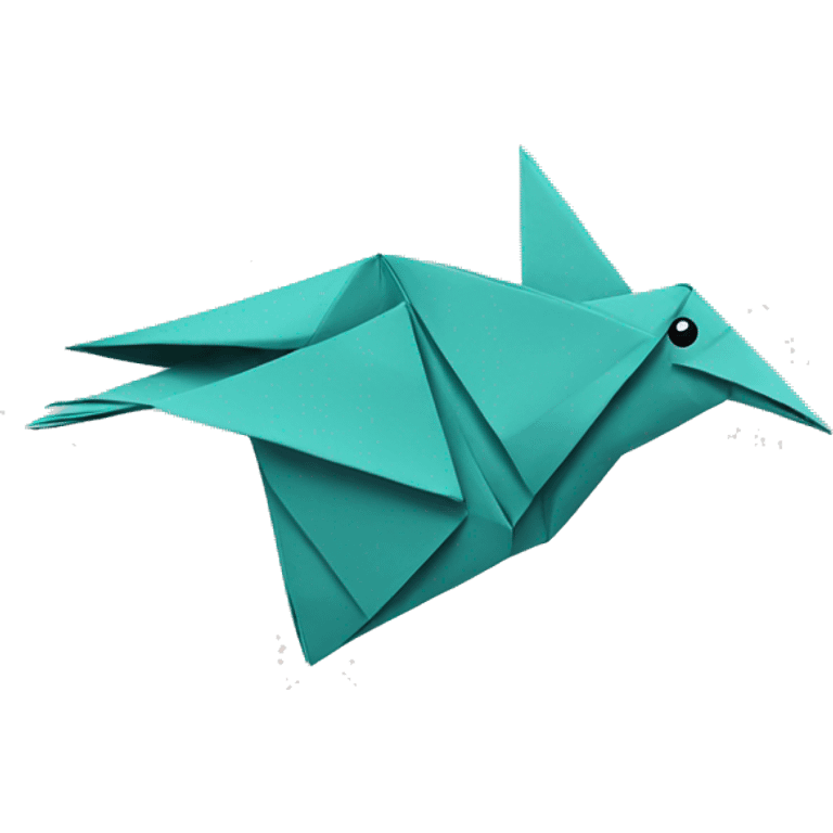 origami bird emoji