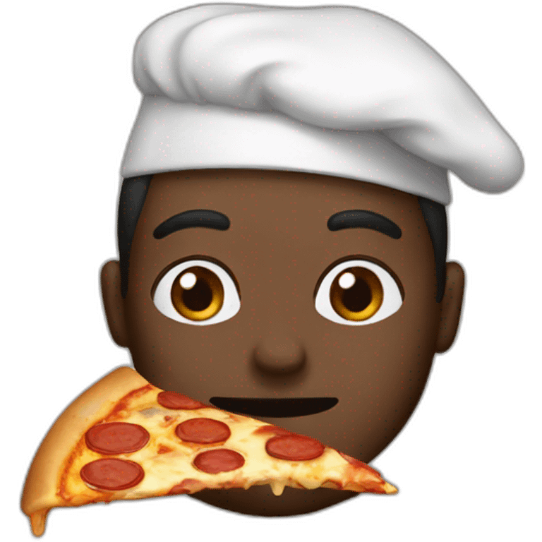 black-pizza emoji