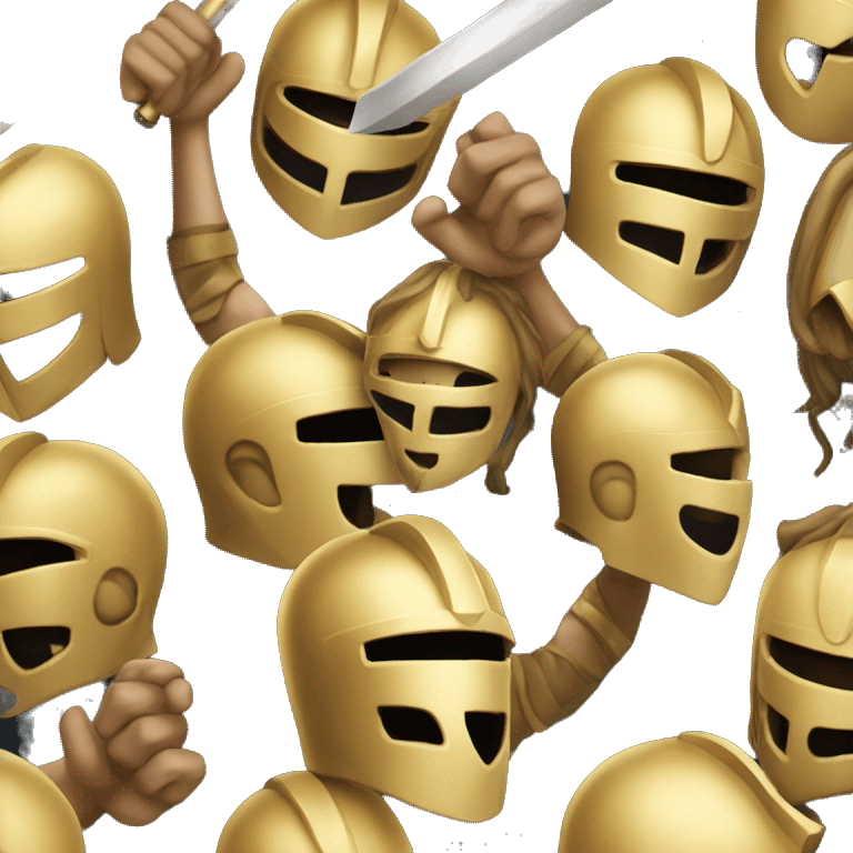 Golden Knight victory celebration  emoji