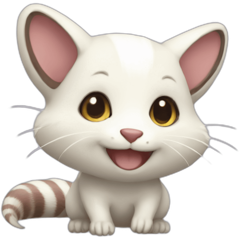 White Furret emoji