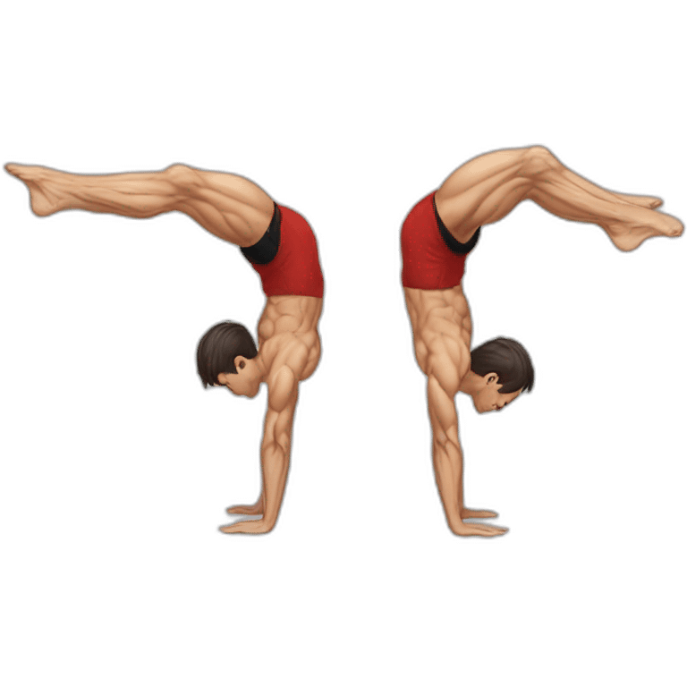 planche, planche, calisthenics, male, sideshot emoji