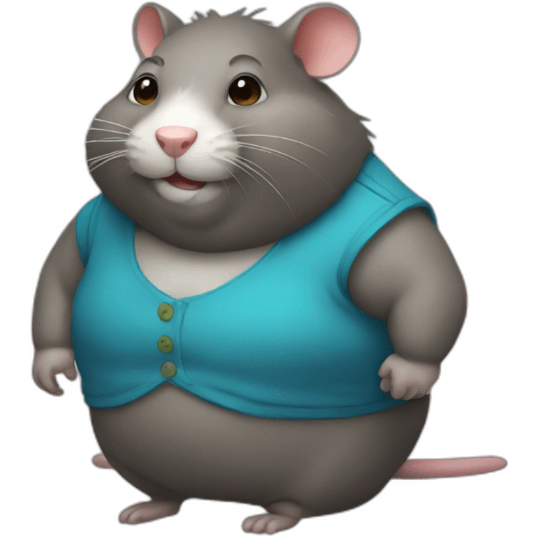 A fat rat emoji