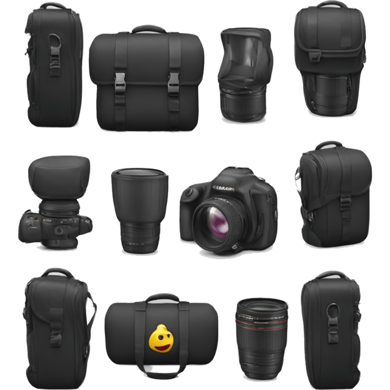 Photo equipment bag emoji