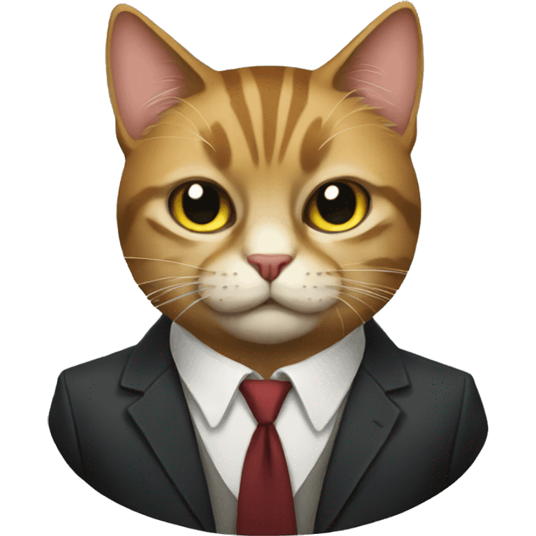 Mafia cat emoji