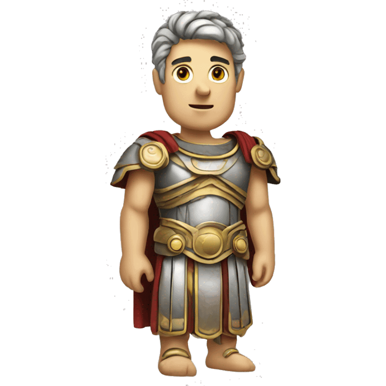 Roman man robot emoji