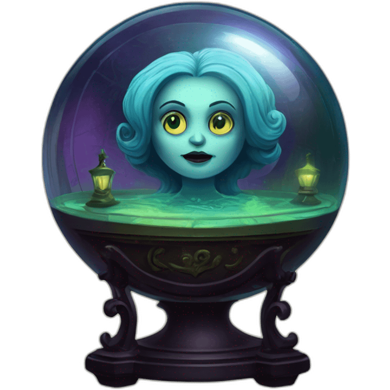 madame leota haunted mansion inside crystal ball emoji