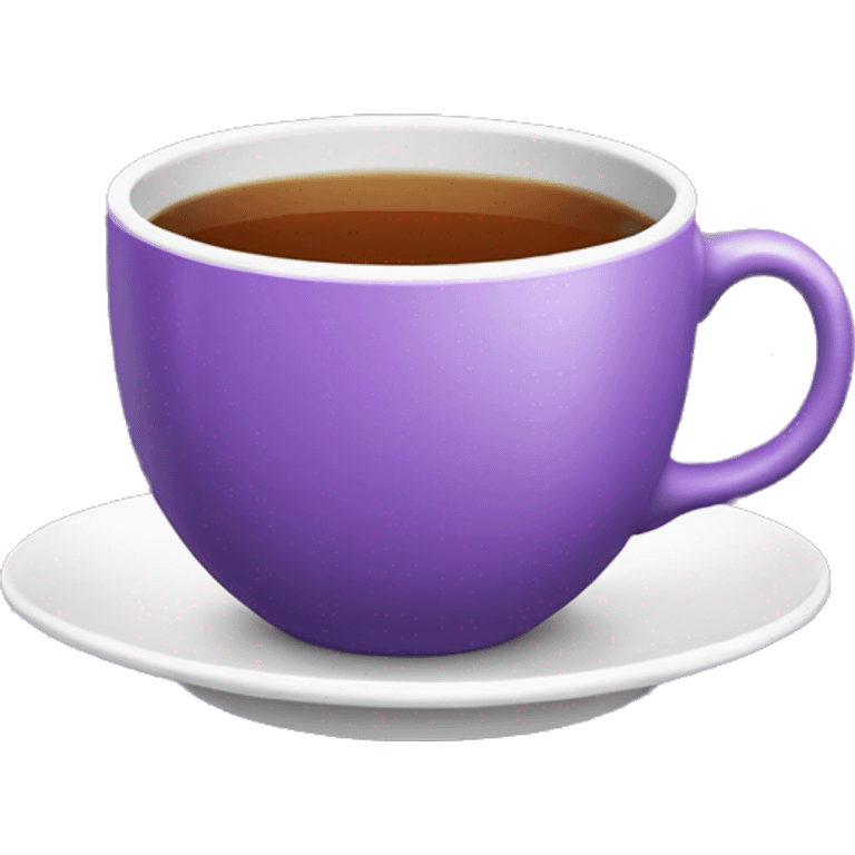 purple cup of tea emoji