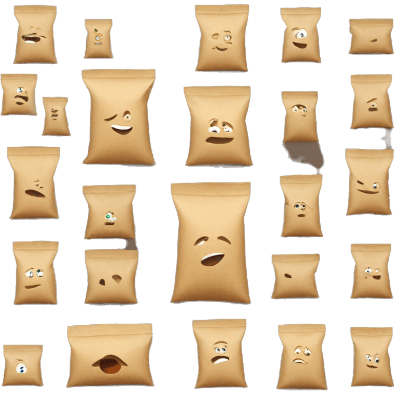 emoji whick looks like Bags uses in food corporation of india emoji