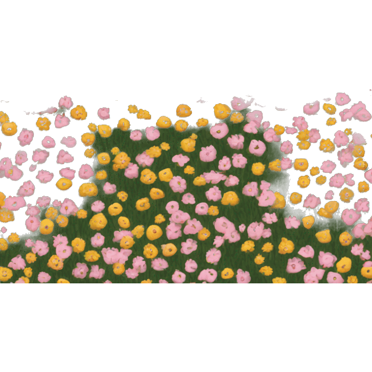 flower field emoji