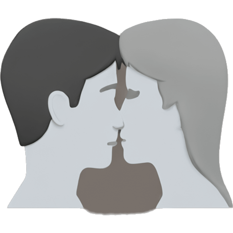 Two people kissing emoji