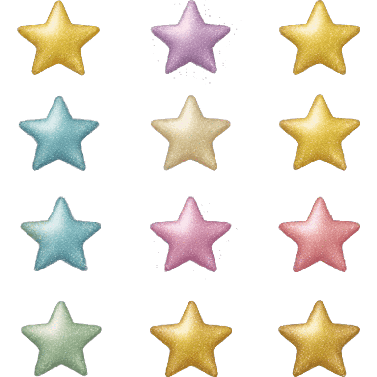 glittering mini stars emoji