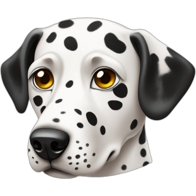 Dalmatian cheese emoji