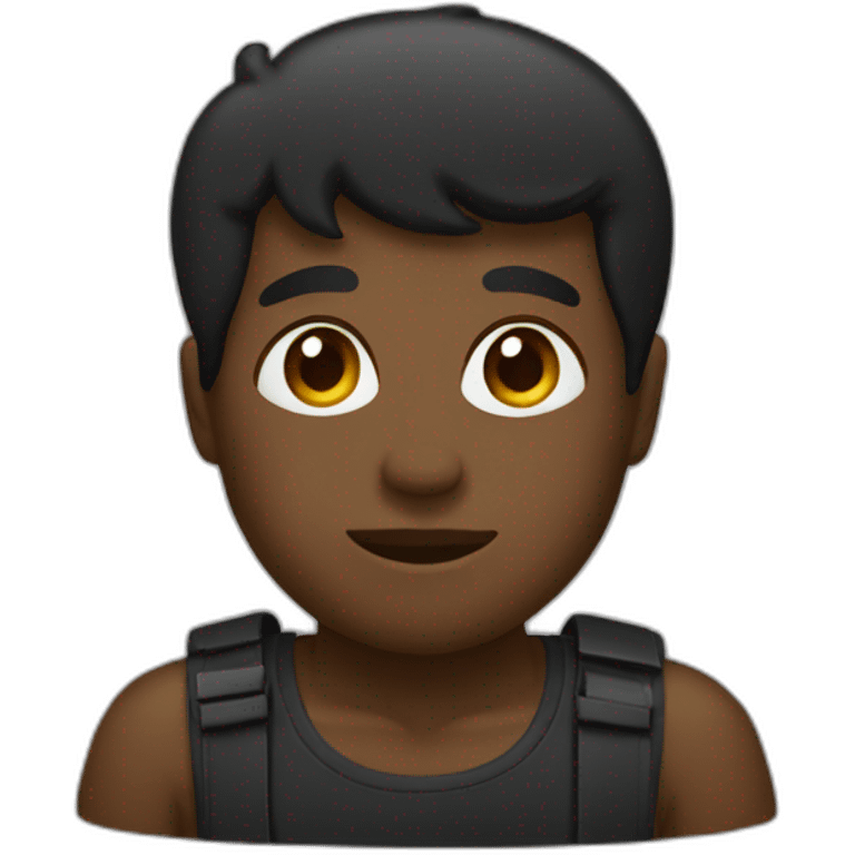 Black verified mark emoji