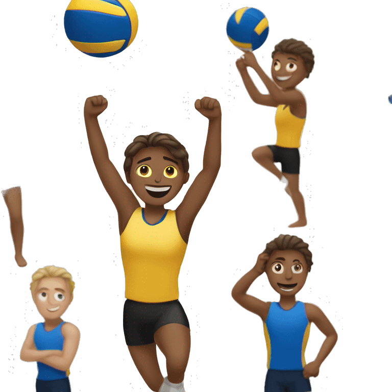 human playing volleyball  emoji