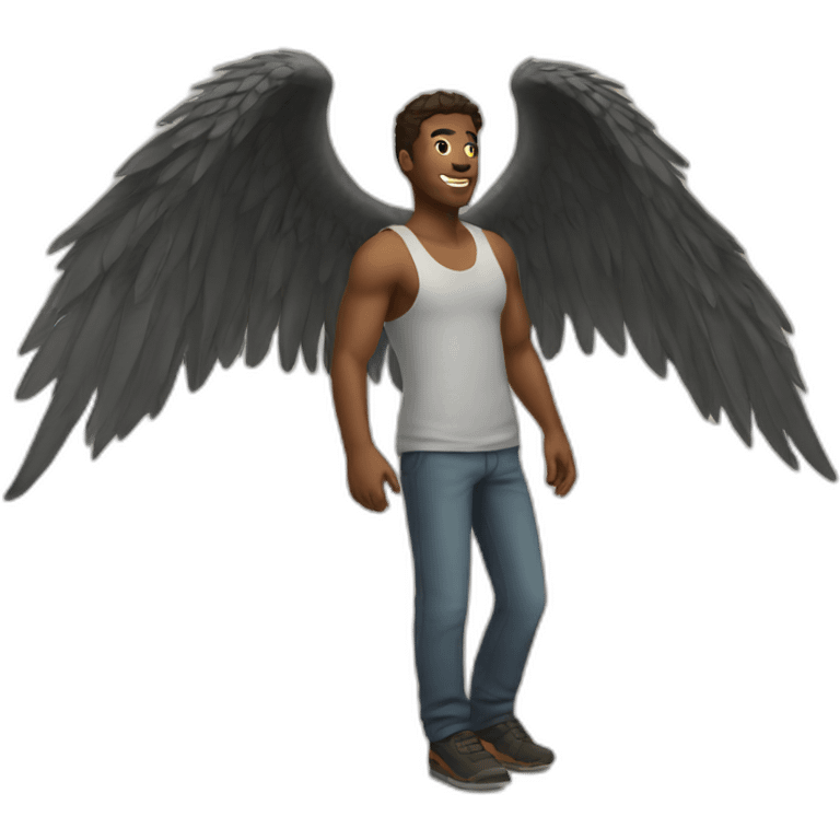 Wing man emoji