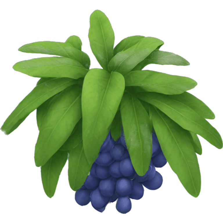 indigo plant emoji