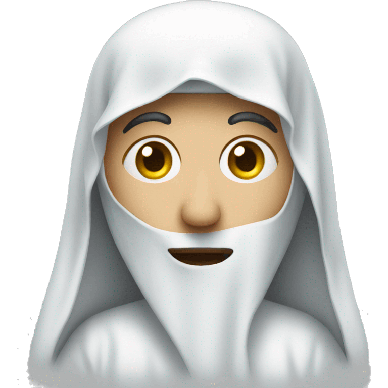 a ghost wearing arab clothes emoji