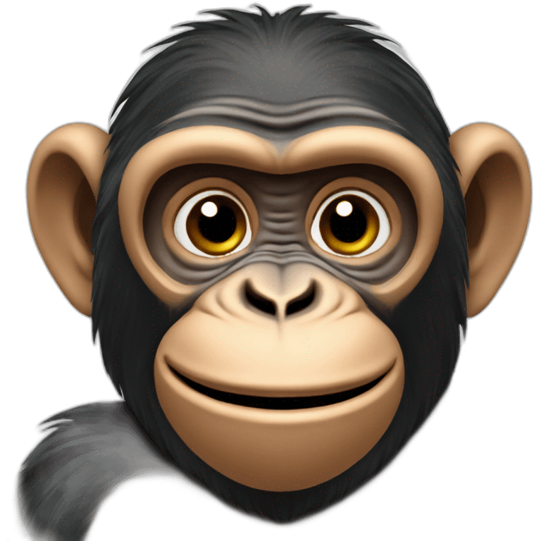 chimp emoji