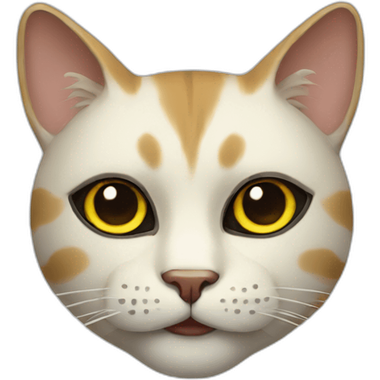 Mask cat emoji