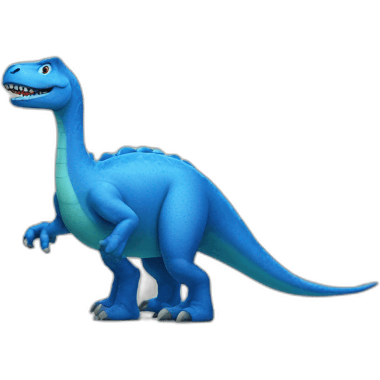 big blue dinosaur emoji