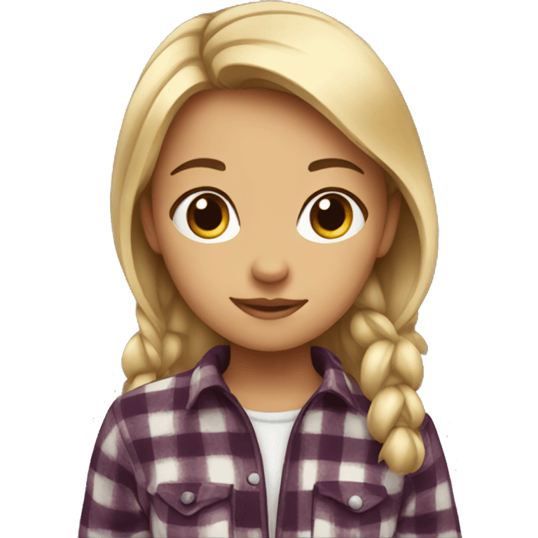 girl in plaid emoji